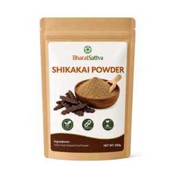 BharatSattva Shikakai Powder 200g | 100% Pure Shikakai Powder for Hair Care | Natural Herbal Hair Cleanser | Finely Ground Hair Pack Powder