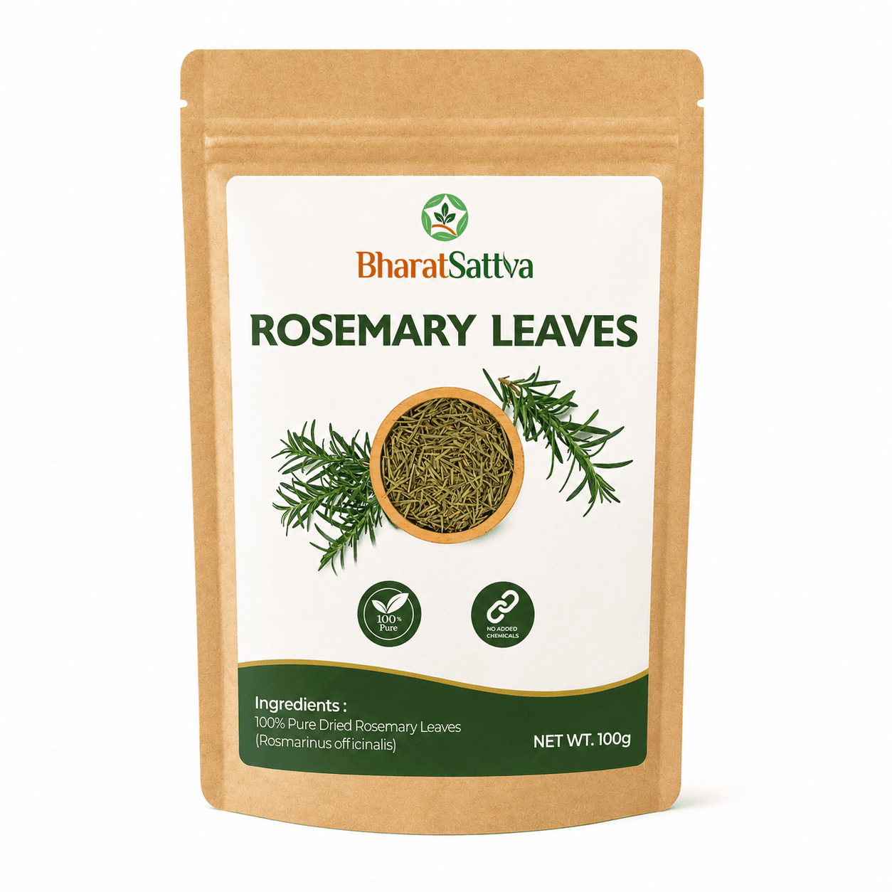 BharatSattva Dried Rosemary Leaves – 100 g
