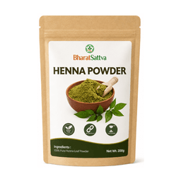 BharatSattva Henna Powder 200g | 100% Pure Henna Powder for Hair Care | Natural Mehendi Powder for Hair Conditioning & Hair Pack